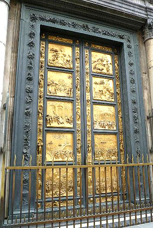 Florenec Baptistery door of paradise by Lorenzo Ghiberti